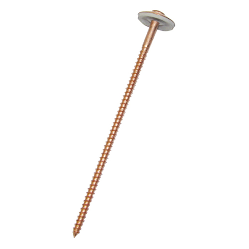 Stainless steel Umbrella screw 18/10 Copper 120x4.5mm with Torx Head n°20-Box 50